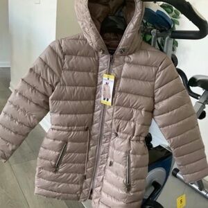 Kenneth Cole Tan Puffer Jacket